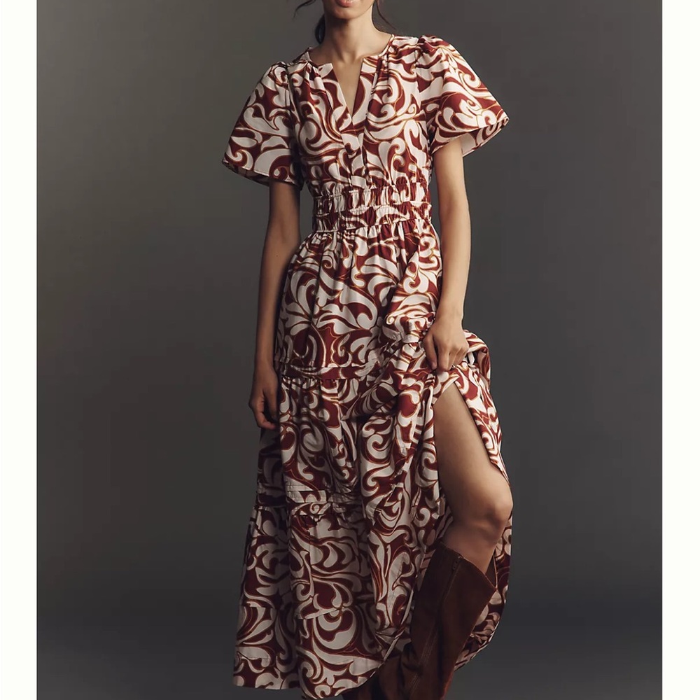 Anthropologie Somerset Maxi Dress XXS Petite